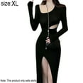 thumbnail image 2 of Women's Dress, Polyester, Black, XL, 2 of 6