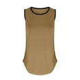 thumbnail image 4 of Giftesty Tank Tops for Women Women's Classic Round Neck Collar Solid Color Sleeveless T-Shirt Tank Blouse Tops, 4 of 4