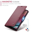 thumbnail image 4 of CaseMe Funda de Cuero para Samsung Galaxy A24 4G con Bloqueo RFID, para Samsung Galaxy A24 4G Funda para Mujer Hombre Tarjetero Cierre Magnético Funda Tipo Folio para Samsung Galaxy A24 4G, 4 of 11