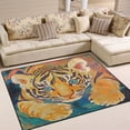 thumbnail image 2 of Non-Slip Polyester Rug 63x48in & 80x58in - Plush Memory Foam Floor Mat, Absorbent, Fade Resistant, Machine Washable for Living Room, Bedroom, Entryway，A Baby Tiger, 2 of 7