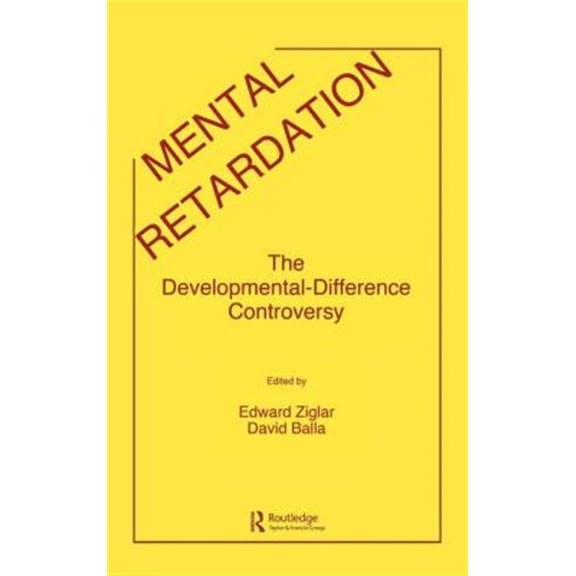 Pre-Owned Mental Retardation: The Developmental-difference Controversy, (Hardcover)