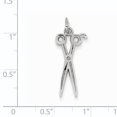 thumbnail image 2 of 14K White Gold Scissors Charm, 2 of 2