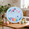 thumbnail image 4 of zhangmingg Easter Embroidery Kit for Beginners Complete Needlepoint DIY Craft with Threads and Step-by-Step Instructions, 4 of 5
