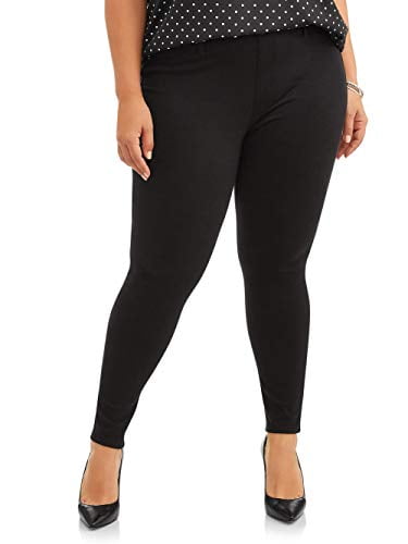ankle jeggings black
