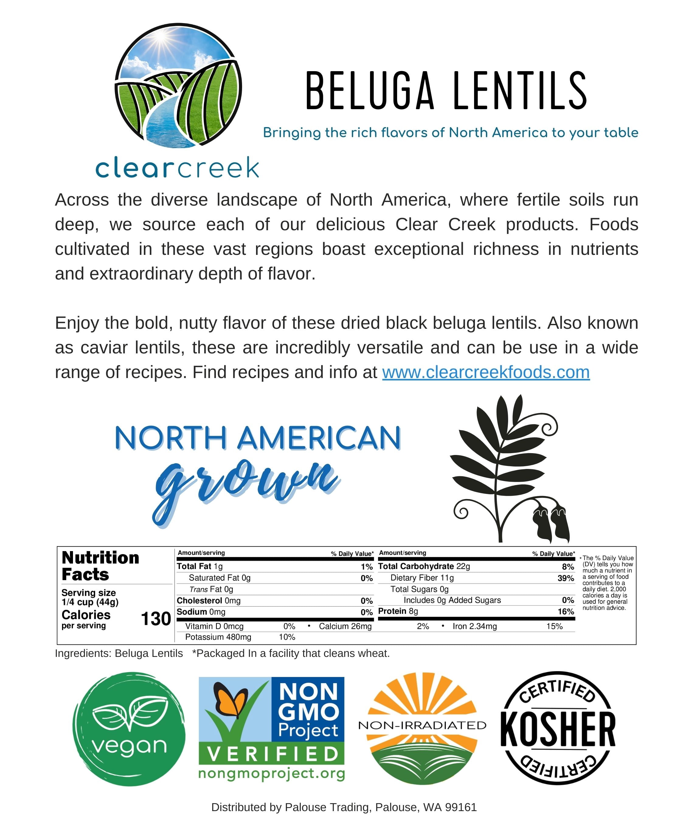 Black Lentils | 25 LBS | Emergency Food Storage Bucket | Non-GMO | Vegan | Bulk