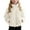 Beige, variant on Otqutp Teens Girls Fleece Jacket Trendy Sherpa Furry Jackets Mock Neck Zip Up Fall Winter Cozy Warm Fuzzy Coat with Pockets