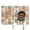White-336, variant on Boho Retro Floral Pet Feeding Mat-Absorbent Pet Placemat for Food and Water Bowl, with Waterproof Rubber Backing, Quick Dry Water Dispenser Mat for Dog and Cat (16"x24")