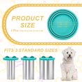 thumbnail image 2 of Uxcell Cat Food Can Covers Lids, Dog Food Can Lids with Cute Pet Ears Shaped Silicone Toppers One Fit 3 Standard Sizes, (Forest Green, 2Pcs), Intended for Dog / Cat / Pet Food Cans, 2 of 7