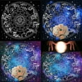 thumbnail image 2 of Altar Divination Pendulum Tablecloth Mat Board Game Tarot Cloth Oracles Card Pad, 2 of 18