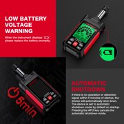 Gas tester,Alarm Temp Tester And Locates Combustible 50-1000ppm Natural Audible Visual Methane Propane And Locates Adjustable Audible Sources Methane Natural With 3-sensitivity Adjustable