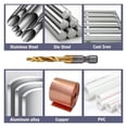 thumbnail image 5 of Wekity Screw Tap Blind Hole Upper Chip Removal Spiral Machine Tap (Color : Hex Short 6 pcs)-0626, 5 of 5