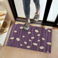 thumbnail image 2 of Purple Daisy Flower Wavy Lines Pattern Door Rugs,Washable Non Slip Door Mats Indoor,Decorative Door Mats,Entry Mat Indoor for Entrance,Bedroom,Kitchen,Bathroom,16"x24", 2 of 6