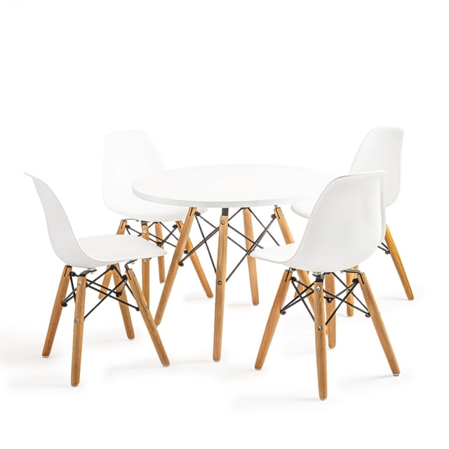 Set De 4 Sillas Infantiles Y Mesa Eames Para Niños | Duduk