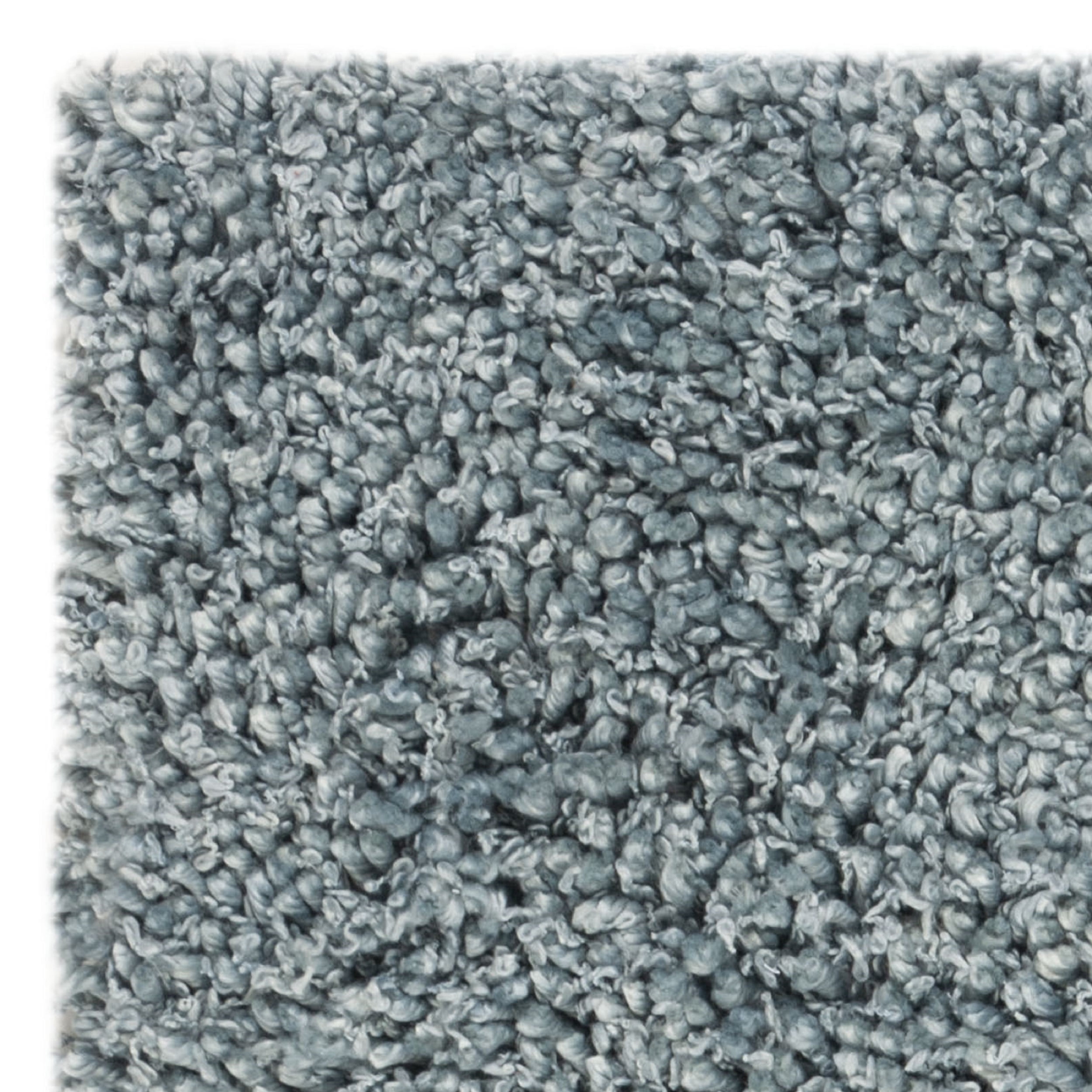 SAFAVIEH Sheep Cherette Solid Polyester Shag Runner Rug, Aqua, 2'3" x 8'