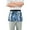 Abstract Blue Black White Painting, variant on Geometric Galaxy Server Apron with 3 Pockets Waterproof Waitress Waist Short Apron for Man Woman 12 Inches