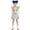 Black, variant on HTQWLP 3 Piece Halloween Popular Singers Costume, Halloween Role Play Girls Pop Star Fancy Dress Outfits with Accessories, Halloween Party Stage Performance Dress up for Girls, White/140