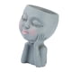 thumbnail image 1 of Macetero de resina con mejillas de maniquí y fascinación facial floral de belleza floreciente, 1 of 8