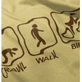 thumbnail image 5 of Crawl Walk Bike Street Sign Humor Toddler Boy Girl T Shirt Infant Toddler Brisco Brands 2T, 5 of 6