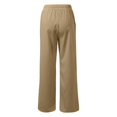 thumbnail image 5 of WERYOUNG Casual Loose Wide Leg Pants For Women Lightweight Long Trousers With Pockets Everyday Comfort Palazzo Pants For Women Breathable Bottom L, 5 of 6