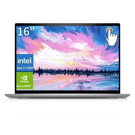 Newest Dell Inspiron 16 Laptop, 16.0" FHD Touchscreen, Intel Core i7-1255U Processor (10 cores),NVIDIA GeForce MX570,16GB RAM, 1TB SSD, WiFi 6,Bluetooth ,Windows 11 Home, Platinum Silver