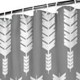 thumbnail image 4 of Quick-Drying Vintage Earthy Boho Shower Curtain 72x84, Durable Polyester with Plastic Hooks, Tribal Pattern for Rustic Bathroom Style, 4 of 5