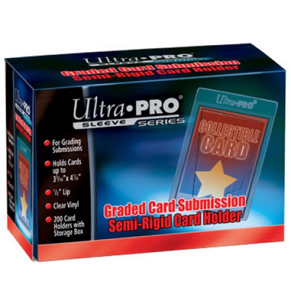 Ultra Pro Semi Rigid 1/2" Lip Tall Sleeves (200ct) Graded Card