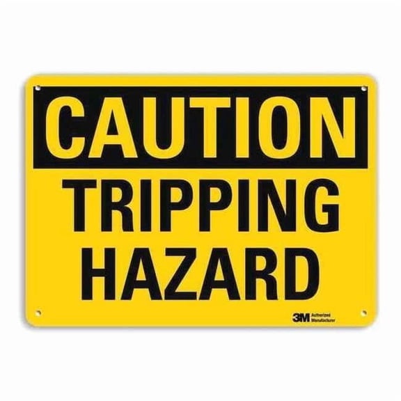 Safety Sign, 10 in Height, 14 in Width, Aluminum, Horizontal Rectangle, English, U4-1736-RA_14X10
