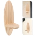 thumbnail image 6 of WEUVEB Oval Wooden Wall Shelf 1 Piece - Minimalist Home Decor Display Rack for Living Room, Bedroom, Office, 6 of 8