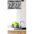 thumbnail image 3 of Ambesonne Grey and White Window Valance, Brainpan Head, 54" X 12", Grey Black White, 3 of 3