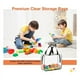 thumbnail image 2 of Paquete de 6 Bolsas de Almacenamiento de Juguetes, Bolsas de Almacenamiento Transparentes Reutilizables con Bolsillo Frontal, Bolsas Organizadoras de Juguetes A Prueba de Agua, 2 of 5