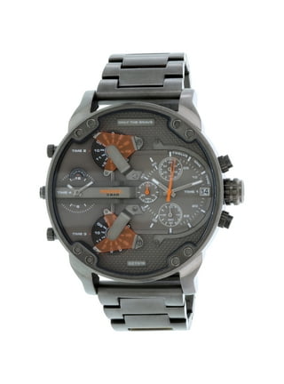 Diesel Mr. Daddy 2.0 Men's Watch with Oversized Chronograph Watch Dial and  Stainless Steel, Silicone or Leather Band