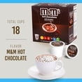 thumbnail image 4 of M&M's Milk Chocolate Hot Chocolate Single Serve Pods with Marshmallows – 18 Count – Compatible with Keurig Brewers, 4 of 7