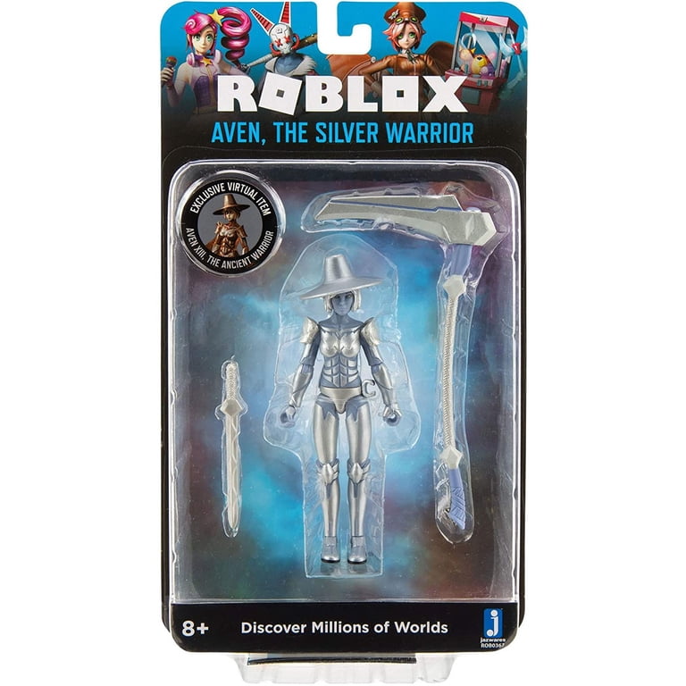 Roblox Imagination Collection - Aven, the Silver Warrior Figure