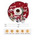 thumbnail image 6 of 13 Inch Round Placemats Set of 6, Red Truck Christmas Non Slip Heat Insulation PP Table Mats, Gnomes Xmas Tree Snowflake Gifts Washable Place Mats for Kitchen Dining Party Table Decor, 6 of 7