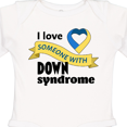 thumbnail image 4 of Inktastic I Love Someone with Down Syndrome Boys or Girls Long Sleeve Baby Bodysuit, 4 of 5