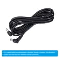 thumbnail image 4 of Cable de alimentación DC Uxcell de 10 pies, 5.5 mm x 2.5 mm, macho a macho, adaptador de cable de 18AWG, cordón de extensión en ángulo recto de 90 grados, negro, 4 of 4