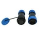 thumbnail image 4 of Conector de enchufe impermeable 380V 45A, conector de alimentación de aviación macho hembra sin soldadura, 9 pines, tamaño de contacto 1,8x9mm, 4 of 5
