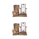 thumbnail image 4 of Billuyoard Retro Style Pencil Holder Hourglass Sand Sandglass Timer Table Birthday Cobre 2Conjunto, 4 of 6