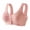 Hot Pink, variant on Bras for Women Comfort Front Closure Cotton Wireless Full Coverage Support No Underwire Breathable Padded Bra Everyday Skin Friendly 40