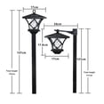 thumbnail image 3 of Luz solar para jardín de 1,5 metros, luz solar para jardín de alta potencia 2 en 1, luz solar para calle, 3 of 6