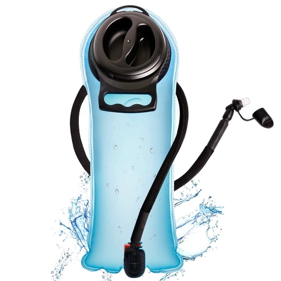 cyrico 3L Hydration Bladder, 100oz Water Bladder Hydration Reservoir Leakproof 3 Liter, Water Storage Bag Replacement for Backpacks for Hiking Camping Running Cycling