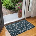 thumbnail image 2 of Pioneer Flower Floral Print Pattern Door Rugs,Washable Non Slip Door Mats Indoor,Decorative Door Mats,Entry Mat Indoor for Entrance,Bedroom,Kitchen,Bathroom,30"x17", 2 of 6
