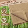 thumbnail image 4 of RKSTN Couverture d'Arbres 40 X 13.78 Pouces Couverture Naturelle Antigel Couverture d'Hiver en Tissu Glacé pour Arbustes dans les Airs Refroidisseurs Bandes de Chanvres Cordes de Chanvres Naturelles, 4 of 8