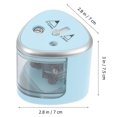 thumbnail image 4 of Sacapuntas eléctrico automático a pilas con dos agujeros para lápices de 6-12 mm, duradero y portátil (azul), 4 of 8