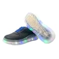 thumbnail image 5 of Tenis de luz led en color gris con agujeta azul Luka Mon Tenis de niño y niña con luz led, 5 of 5