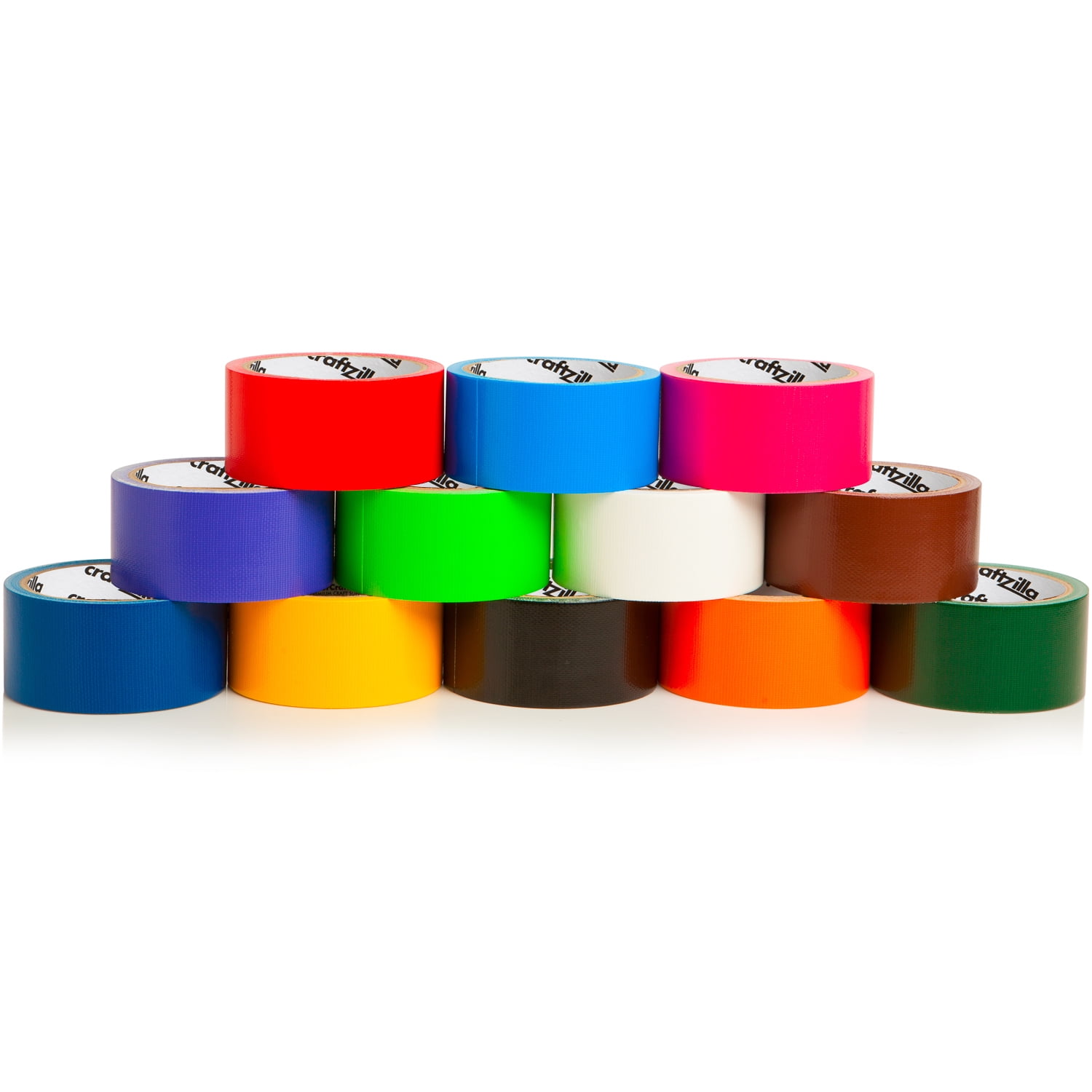 Variety Craft Set for Kids Girls and Boys Colorful DIY Art Kit Design Tapes 10 Color Multi Pack Craftzilla Colored Duct Tape 10 Yards Rainbow Colors 