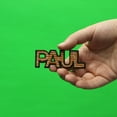 thumbnail image 2 of H-Town Paul Wall Brick Script Embroidered Iron On Patch, 2 of 2