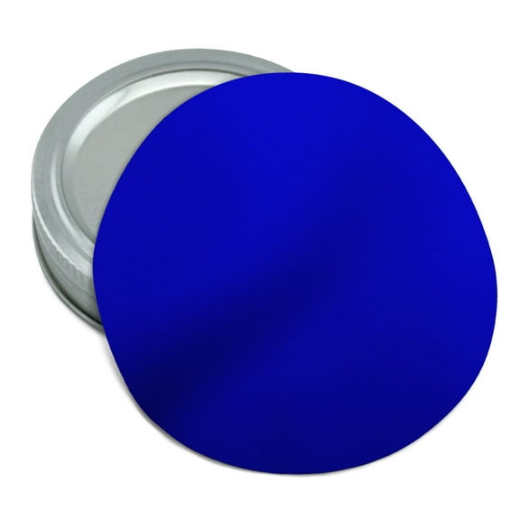 Solid Color Blue Round Rubber Non-Slip Jar Gripper Lid Opener