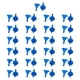 thumbnail image 1 of Juego de 50 embudos pequeños resistentes para rellenar aceites esenciales y productos de limpieza. azul, 1 of 9