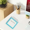 thumbnail image 4 of Glitter Notepad Sticky Notes, Sparkle Sticky Notes, Clear Translucent Sparkle Sticky Notes, Cute Self Adhesive Note Memo Pads, Small to Do List, Office Supplies (Blue,6Pack), 4 of 5